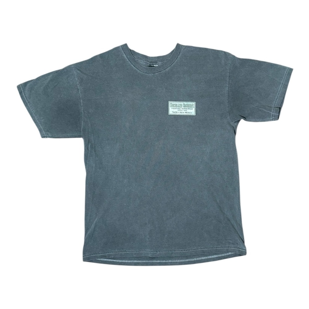 The Original Homeland Security Native American Wild West Mexico Gray Shirt Sz L - Picture 4 of 9